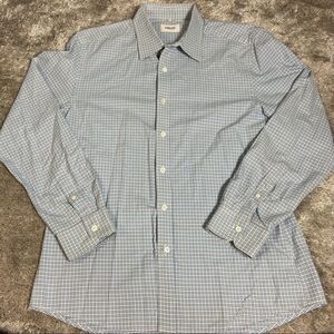 Hyden Yoo Shirt Button Down Plaid Long Sleeve Sz L